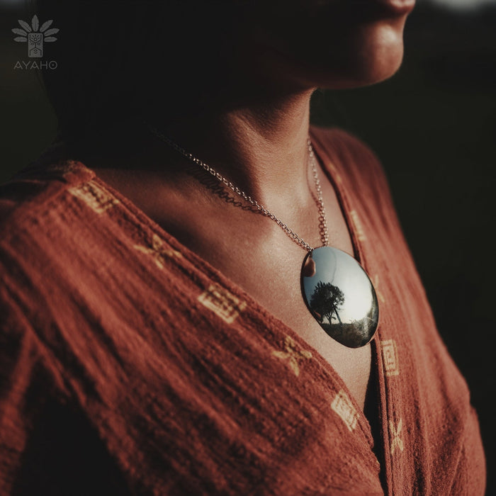 Shamanic Mirror Pendant