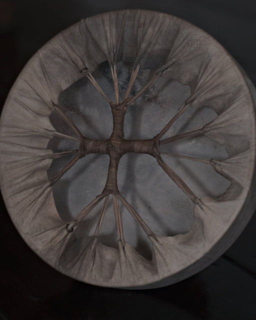 Exquisite shaman tambourine with 30 cm printing, featuring a unique design that enhances your spiritual practice.