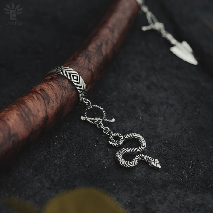 Shamanic Ceremonial Wooden Accessory