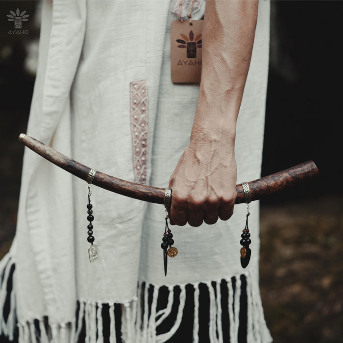 Shamanic Ceremonial Wooden Accessory