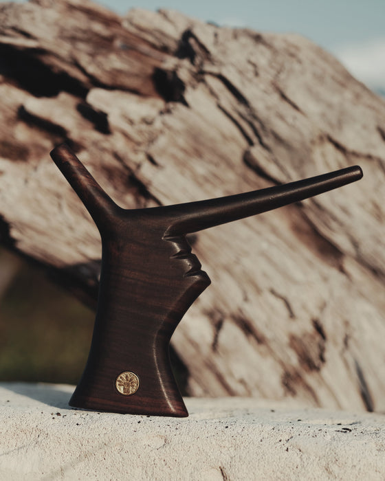 Handcrafted Rosewood Shamanic Ethnic Pipe