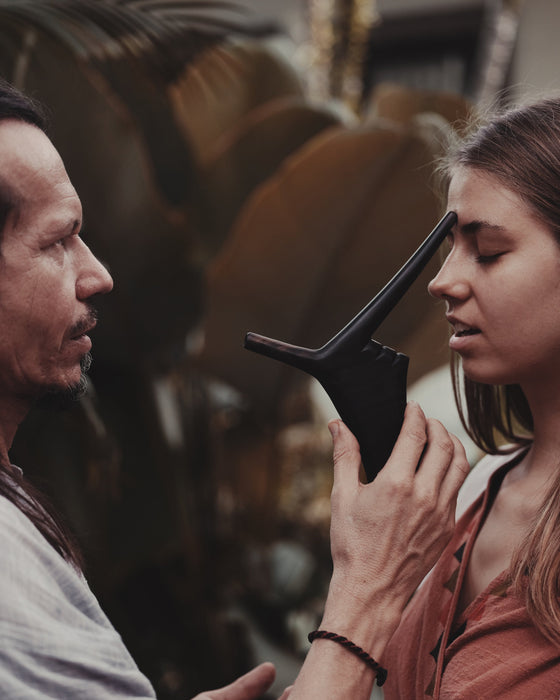 Handcrafted Rosewood Shamanic Ethnic Pipe
