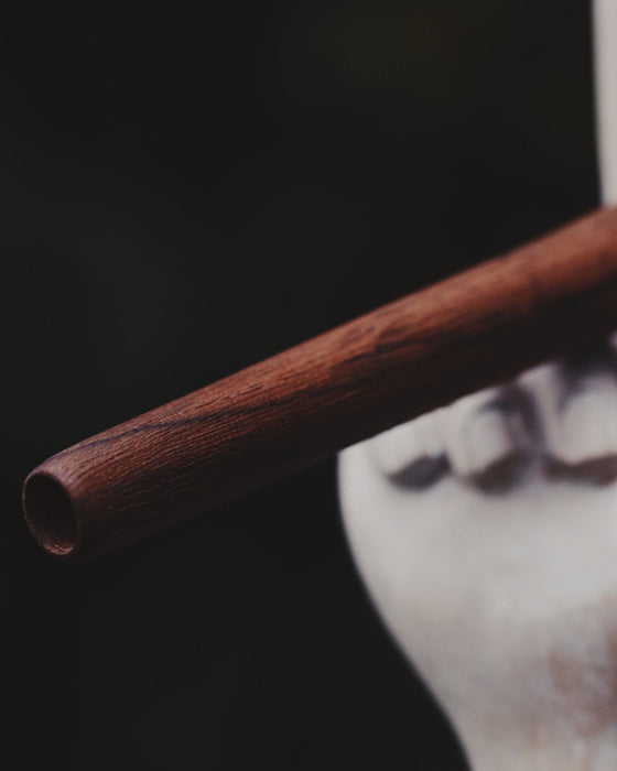 TeakWood Tepi, perfect for hape snuff, enhancing your connection to traditional shamanic practices.