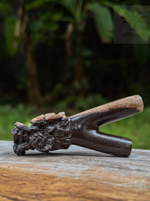Petrified Wood  Dragon  Self-Applicator Pipe