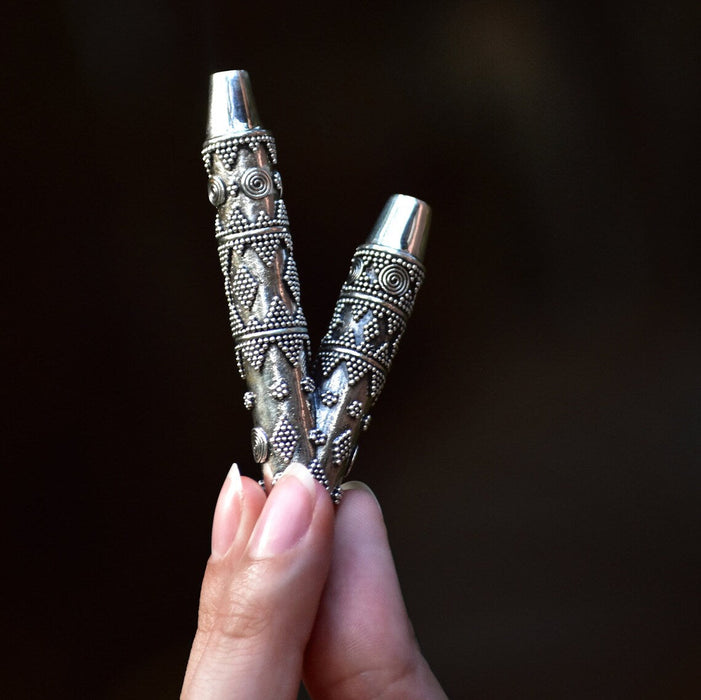 Ethnic Pattern Silver Applicator