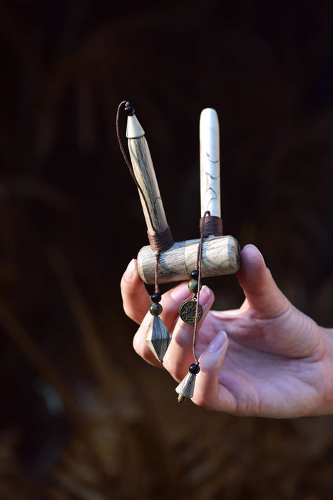 Transformer Handcrafted Wooden Pipe Applicator