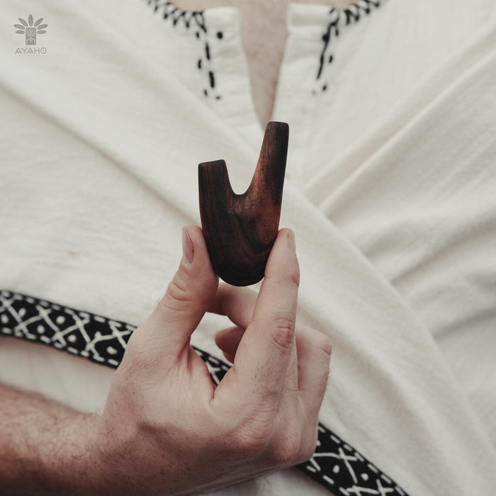 Handcrafted Self-Applicator Pipe for ritual practice