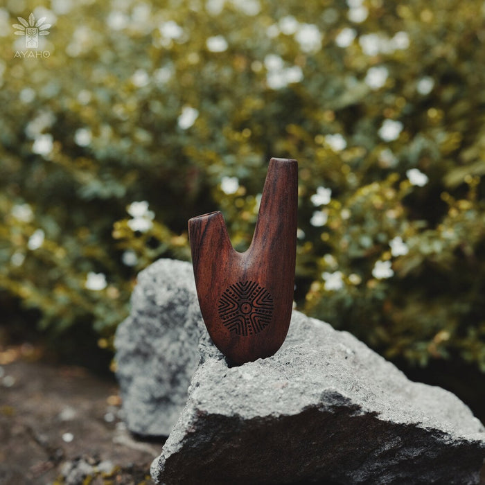 Handcrafted Self-Applicator Pipe for ritual practice