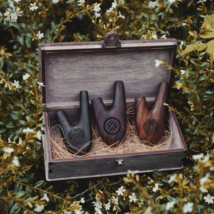 Handcrafted Self-Applicator Pipe for ritual practice