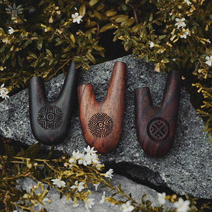 Handcrafted Self-Applicator Pipe for ritual practice