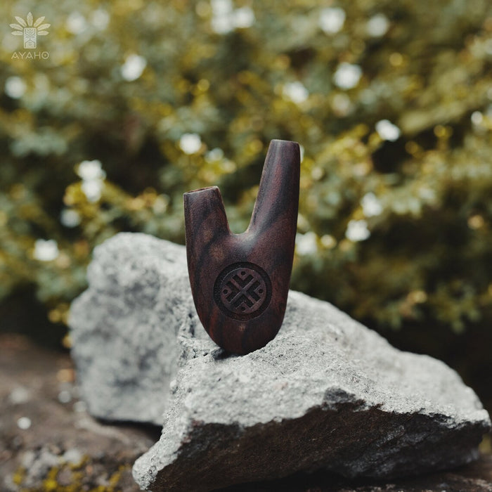 Handcrafted Self-Applicator Pipe for ritual practice