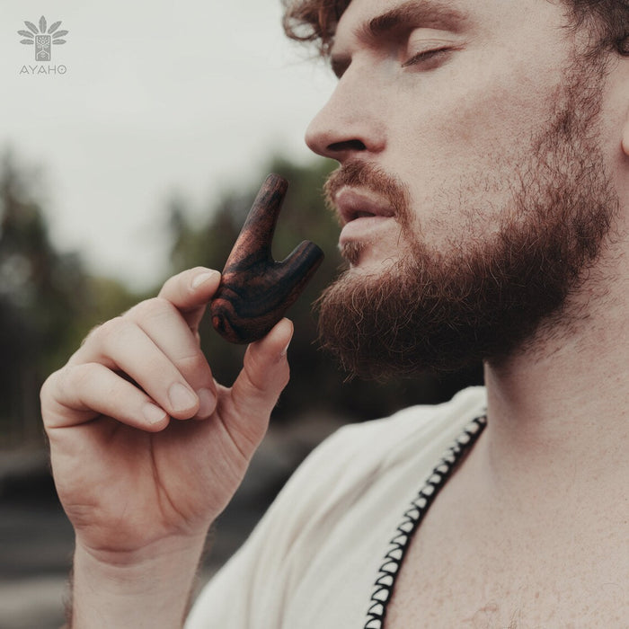 Handcrafted Self-Applicator Pipe for ritual practice
