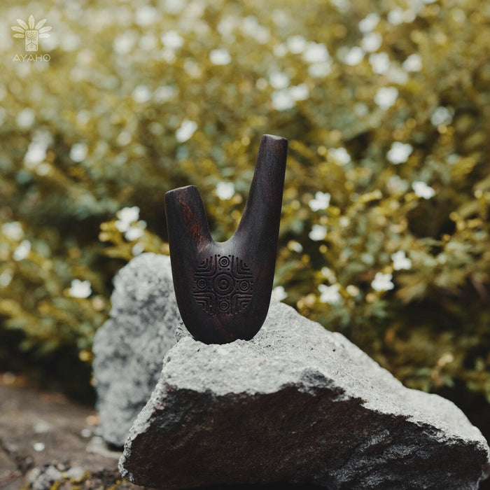 Handcrafted Self-Applicator Pipe for ritual practice