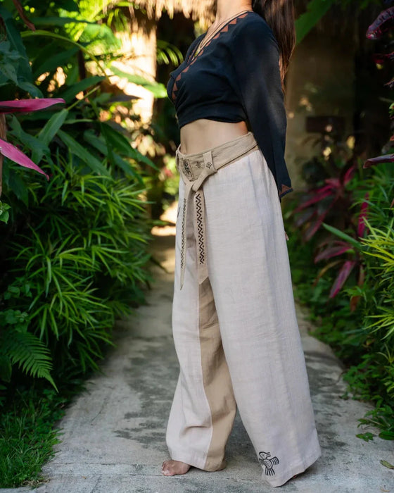 Cotton Two Piece Set: Cotton Yoga Pants & Shirt