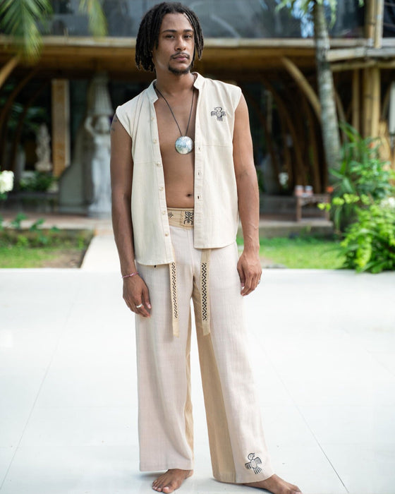 Cotton Two Piece Set: Cotton Yoga Pants & Shirt