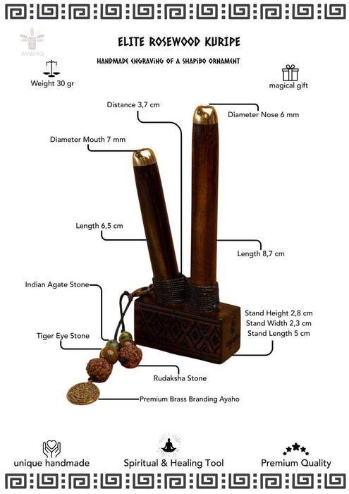 Elite Rosewood Self-Applicator Pipe