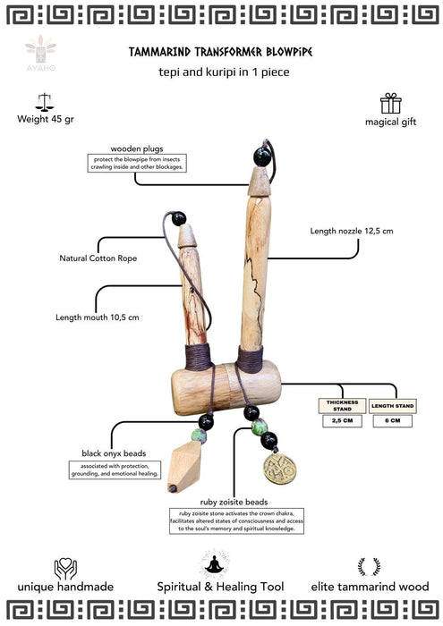 Transformer Handcrafted Wooden Pipe Applicator