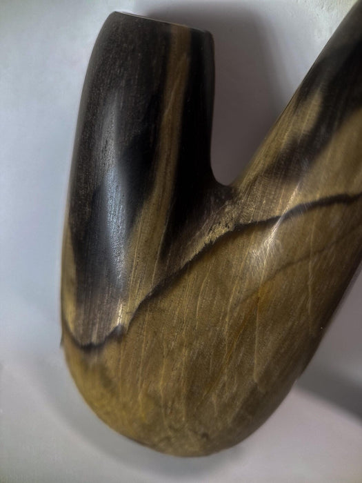 Petrified Wood ceremonial pipe Model U