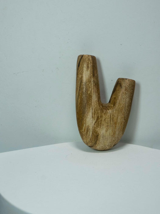 Petrified Wood ceremonial pipe Model U