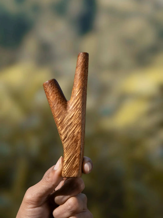 Coconut Wood Ethnic Ritual Accessory