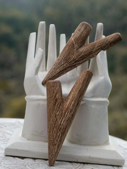 Shaman’s Kit – Premium Teak Wood ceremonial pipe for Sacred Application