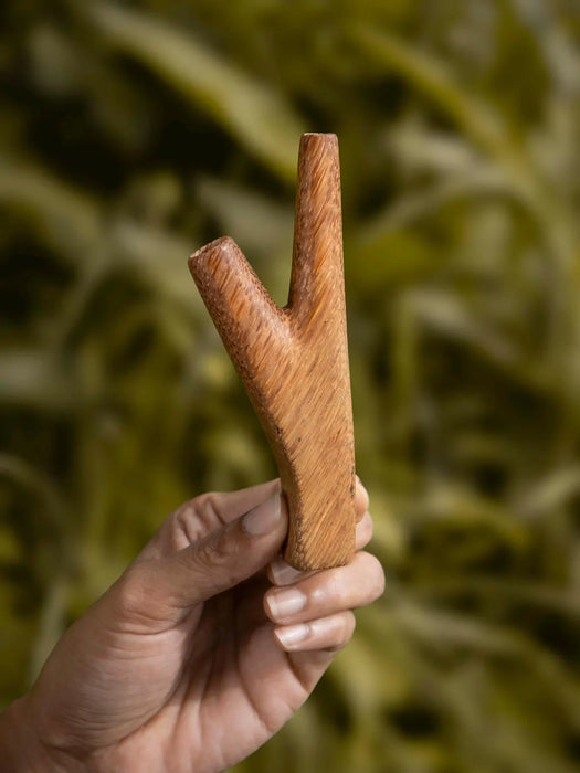 Coconut Wood Ethnic Ritual Accessory