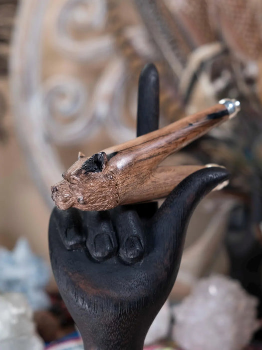 Rosewood Bear Self-Applicator Pipe