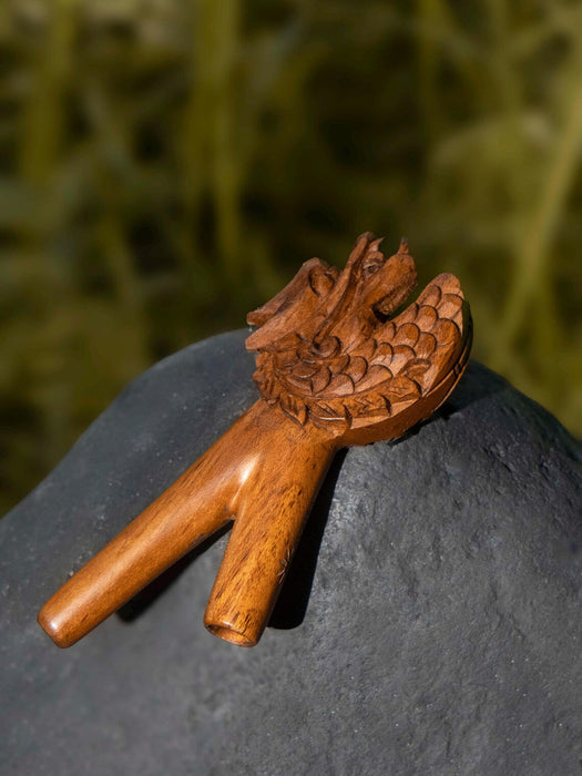 Teakwood Dragon Handcrafted Ethnic Pipe
