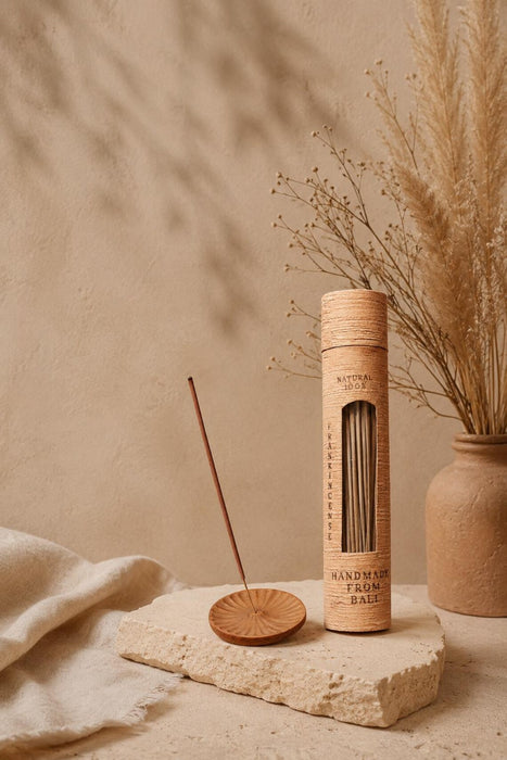 Bali Incense Gift Set with Stone Holder | 4 Shamanic Scents | Spiritual Ceremony Kit | Boho Home & Meditation