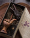 Lion Kuripe Pipe for Hape Snuff - Wooden Smoking Pipe Applicator - Shamanic Tools Double Kuripe for Sacred Herbal Medicine