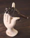 Lion Kuripe Pipe for Hape Snuff - Wooden Smoking Pipe Applicator - Shamanic Tools Double Kuripe for Sacred Herbal Medicine