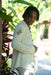 White Cotton Shaman Shirt – Unisex Spiritual Boho Top – Handmade Festival Clothing – Tribal Yoga Wear