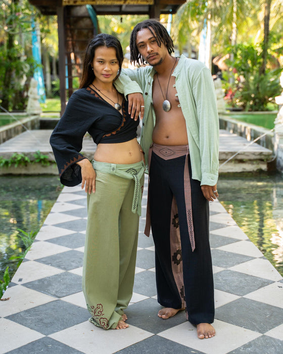 Next Level Pants – Breath of Freedom | 100% Cotton Yoga & Festival Harem Pants | Handmade Boho Unisex Trousers
