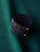 Rust-brown buffalo leather bracelet with a symbolic triple-infinity design — a grounding piece for rituals or as a powerful gift.