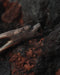 Kuripe "Totem - Bear" Made of Fused Rosewood with Bronze Caps – Shamanic Tool for Rapé Ceremonies